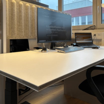 Tischplatte beidseitig beschichtet (cm: 80x80, 120x60, 160x80)